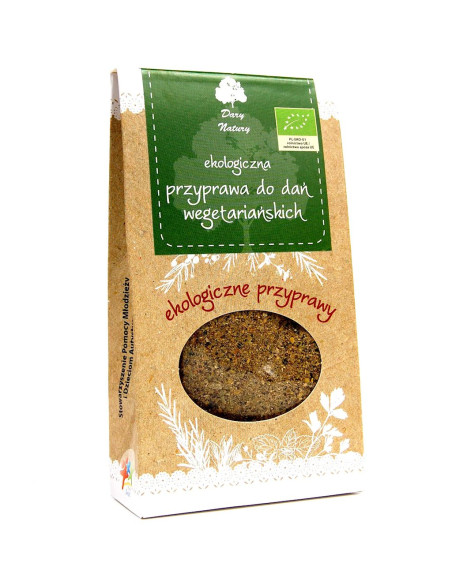 PRZYPRAWA DO DAŃ WEGETARIAŃSKICH BIO 40 g - DARY NATURY