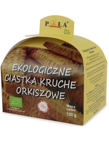 CIASTKA KRUCHE ORKISZOWE BIO 150 g - POLA (NA ZAMÓWIENIE)