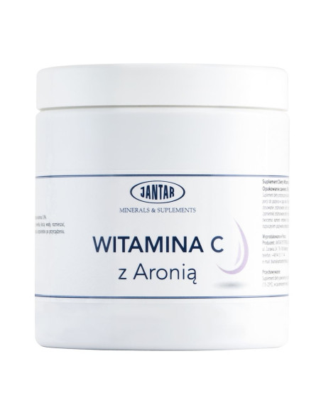 WITAMINA C Z ARONIĄ W PROSZKU (1000 mg) 500 g - JANTAR