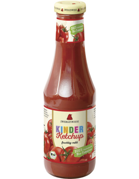 KETCHUP DLA DZIECI BEZGLUTENOWY BIO 500 ml - ZWERGENWIESE