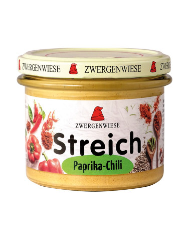 PASTA SŁONECZNIKOWA Z PAPRYKĄ BEZGLUTENOWA BIO 180 g - ZWERGENWIESE