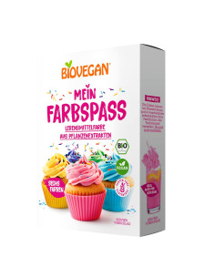 BARWNIKI SPOŻYWCZE BEZGLUTENOWE BIO (6 x 8 g) 48 g - BIOVEGAN