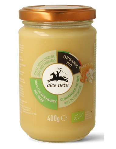 MIÓD Z KOLENDRY BIO 400 g - ALCE NERO