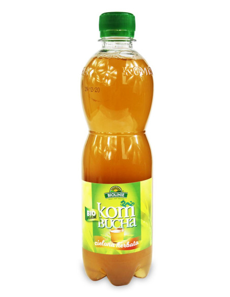 KOMBUCHA HERBATA ZIELONA BIO 500 ml - BIO LINIE