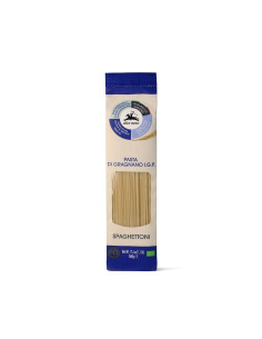 MAKARON (SEMOLINOWY - PASTA DI GRAGNANO) SPAGHETTONI BIO 500 g - ALCE NERO