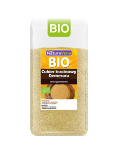 CUKIER TRZCINOWY DEMERARA BIO 500 g - NATURAVENA
