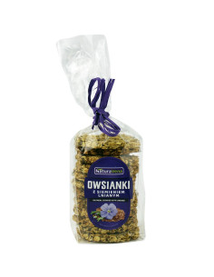 CIASTKA OWSIANKI Z SIEMIENIEM LNIANYM 175 g - NATURAVENA