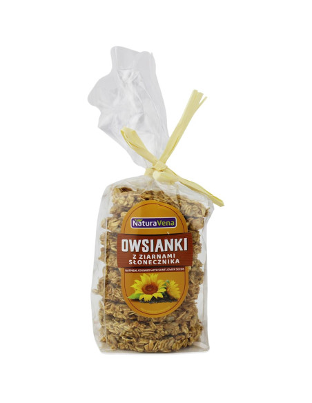CIASTKA OWSIANKI Z ZIARNAMI SŁONECZNIKA 175 g - NATURAVENA