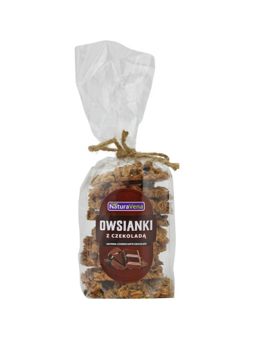 CIASTKA OWSIANKI Z CZEKOLADĄ 175 g - NATURAVENA