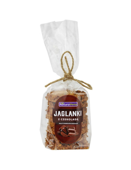CIASTKA JAGLANKI Z CZEKOLADĄ 175 g - NATURAVENA
