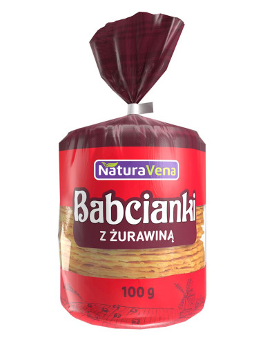 BABCIANKI Z ŻURAWINĄ 100 g - NATURAVENA