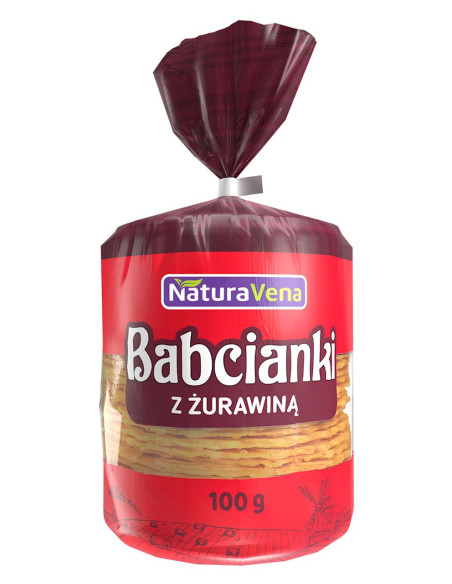 BABCIANKI Z ŻURAWINĄ 100 g - NATURAVENA