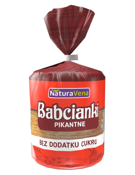 BABCIANKI PIKANTNE BEZ DODATKU CUKRÓW 110 g - NATURAVENA