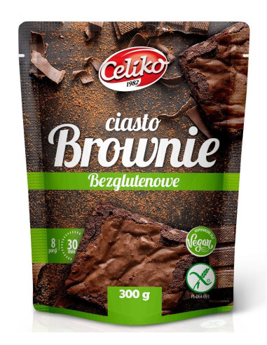 MIESZANKA NA BROWNIE BEZGLUTENOWA 300 g - CELIKO