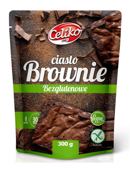 MIESZANKA NA BROWNIE BEZGLUTENOWA 300 g - CELIKO