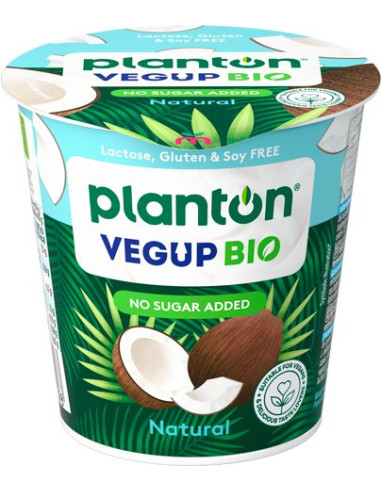 PRODUKT KOKOSOWY NATURALNY BEZ DODATKU CUKRÓW BEZGLUTENOWY VEGANGURT BIO 140 g - VEGUP BIO