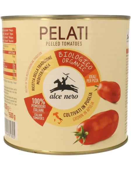 POMIDORY PELATI BIO 2,5 kg (1,5 kg) - HORECA (ALCE NERO)