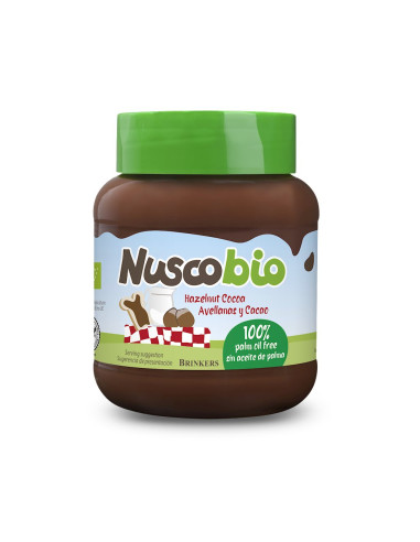 KREM ORZECHOWO - KAKAOWY BIO 400 g - NUSCOBIO