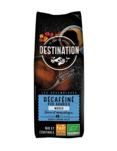 KAWA MIELONA BEZKOFEINOWA ARABICA 100 % FAIR FOR LIFE BIO 250 g - DESTINATION