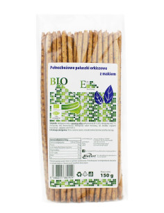 PALUSZKI ORKISZOWE PEŁNOZIARNISTE Z MAKIEM BIO 150 g - ENVOY