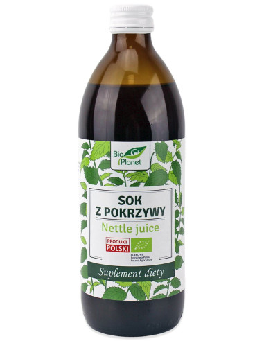SOK Z POKRZYWY BIO 500 ml - BIO PLANET