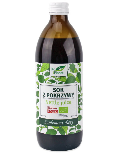 SOK Z POKRZYWY BIO 500 ml - BIO PLANET