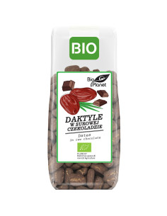 DAKTYLE W SUROWEJ CZEKOLADZIE BIO 100 g - BIO PLANET