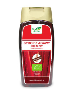 SYROP Z AGAWY CIEMNY BEZGLUTENOWY BIO 350 g (250 ml) - BIO PLANET