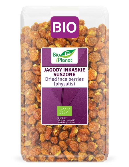JAGODY INKASKIE SUSZONE BIO 1 kg - BIO PLANET