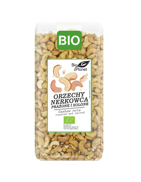 ORZECHY NERKOWCA PRAŻONE I SOLONE BIO 350 g - BIO PLANET