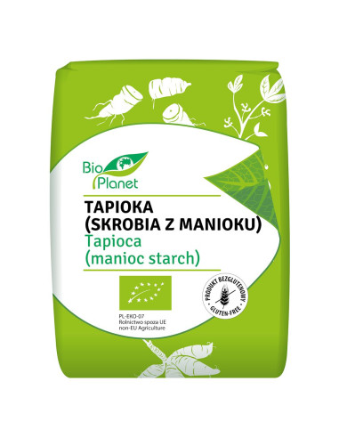 TAPIOKA (SKROBIA Z MANIOKU) BEZGLUTENOWA BIO 800 g - BIO PLANET