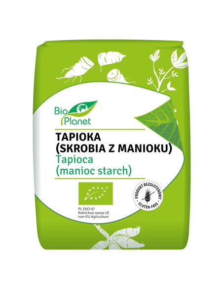 TAPIOKA (SKROBIA Z MANIOKU) BEZGLUTENOWA BIO 800 g - BIO PLANET