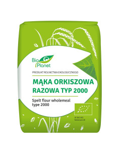 MĄKA ORKISZOWA RAZOWA TYP 2000 BIO 1 kg - BIO PLANET