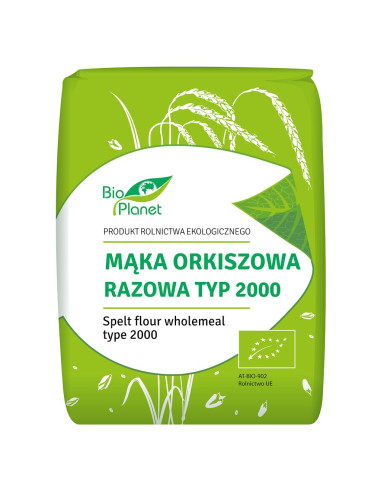 MĄKA ORKISZOWA RAZOWA TYP 2000 BIO 1 kg - BIO PLANET