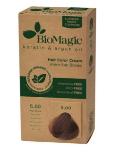 FARBA DO WŁOSÓW CIEMNY BLOND (6.00) 250 g - BIOMAGIC