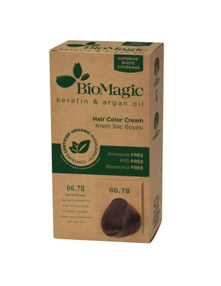 FARBA DO WŁOSÓW BARDZO CIEMNY PERŁOWY BLOND (66.78) 250 g - BIOMAGIC