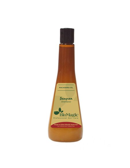 SZAMPON DO WŁOSÓW FARBOWANYCH Z OLEJKIEM MACADAMIA 300 ml - BIOMAGIC