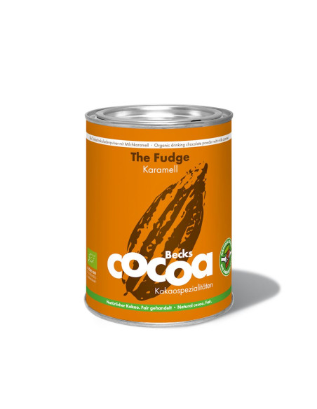 CZEKOLADA DO PICIA MLECZNY KARMEL BEZGLUTENOWA BIO 275 g - BECKS COCOA