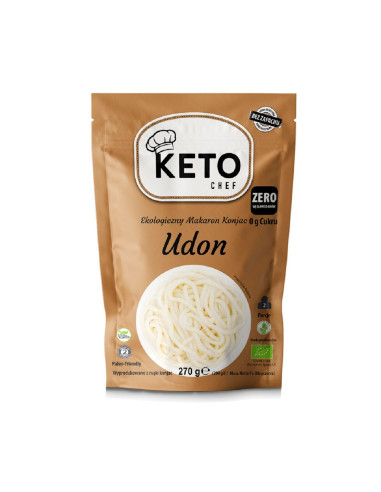 MAKARON (KONJAC) UDON BEZGLUTENOWY BIO 270 g (200 g) - KETO CHEF