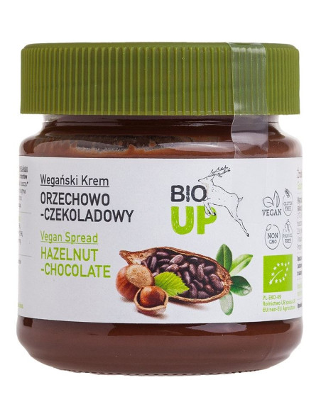 KREM ORZECHOWO - CZEKOLADOWY BEZGLUTENOWY BIO 190 g - ME GUSTO (BIO UP)