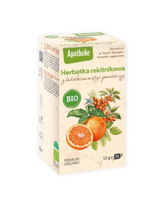 HERBATKA ROKITNIKOWA Z MIĘTĄ I POMARAŃCZĄ BIO (20 x 1,8 g) 36 g - APOTHEKE