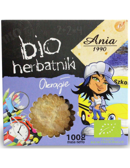 HERBATNIKI OKRĄGŁE BIO 100 g - BIO ANIA