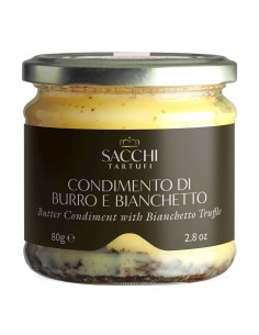 MASŁO KLAROWANE Z TRUFLĄ BIAŁĄ I SEREM GRANA PADANO 80 g - SACCHI TARTUFI