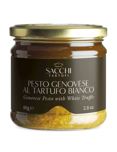 PESTO GENOVESE Z TRUFLĄ BIAŁĄ 80 g - SACCHI TARTUFI
