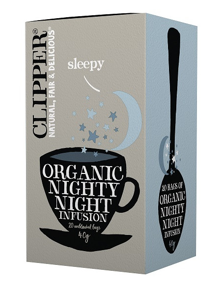 HERBATKA Z RUMIANKIEM I MELISĄ (NIGHTY NIGHT) BIO (20 x 2 g) 40 g - CLIPPER