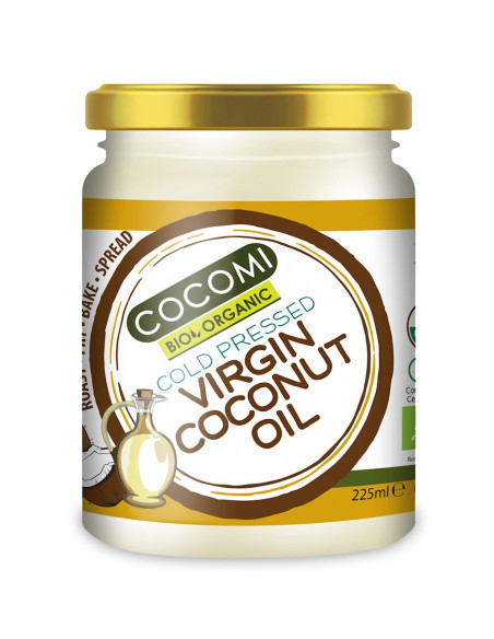OLEJ KOKOSOWY VIRGIN BIO 225 ml - COCOMI