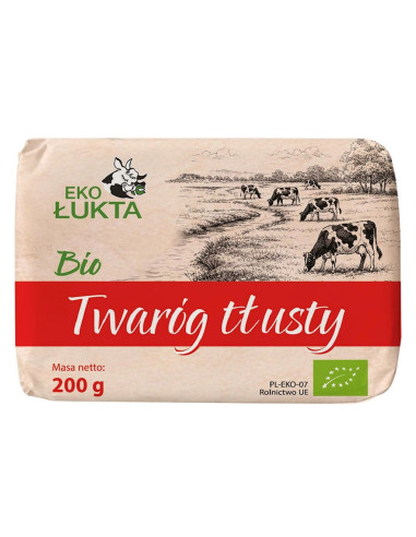 TWARÓG TŁUSTY BIO 200 g - EKO ŁUKTA