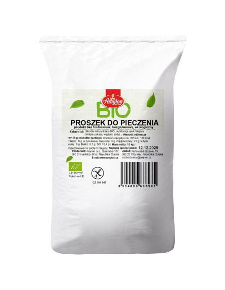 PROSZEK DO PIECZENIA BEZGLUTENOWY BIO 15 kg - HORECA (AMYLON)