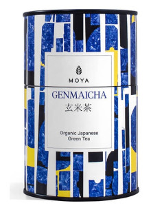 HERBATA ZIELONA GENMAICHA JAPOŃSKA Z PRAŻONYM RYŻEM BIO 60 g - MOYA MATCHA
