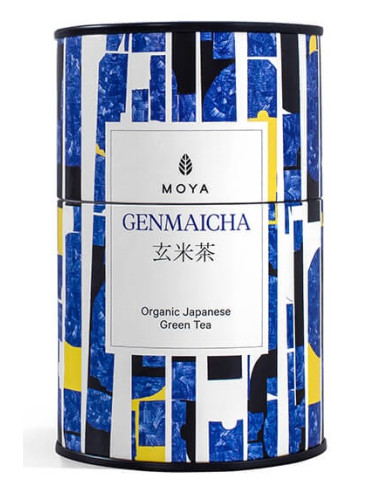 HERBATA ZIELONA GENMAICHA JAPOŃSKA Z PRAŻONYM RYŻEM BIO 60 g - MOYA MATCHA